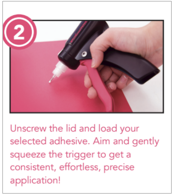 Sweet Petunia Glue Press