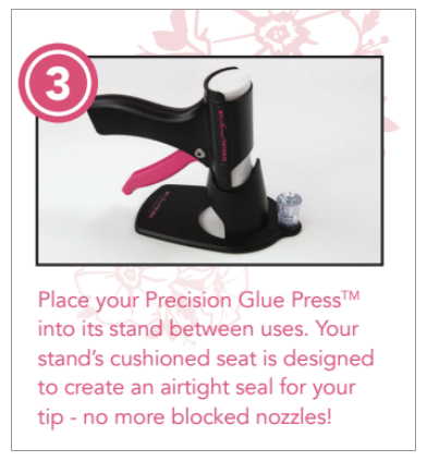 Sweet Petunia Glue Press