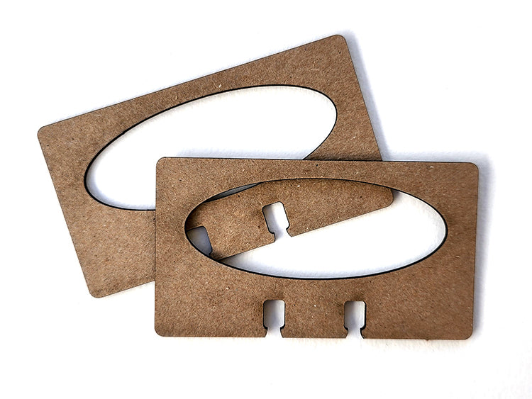 roloDEX cards : oval window