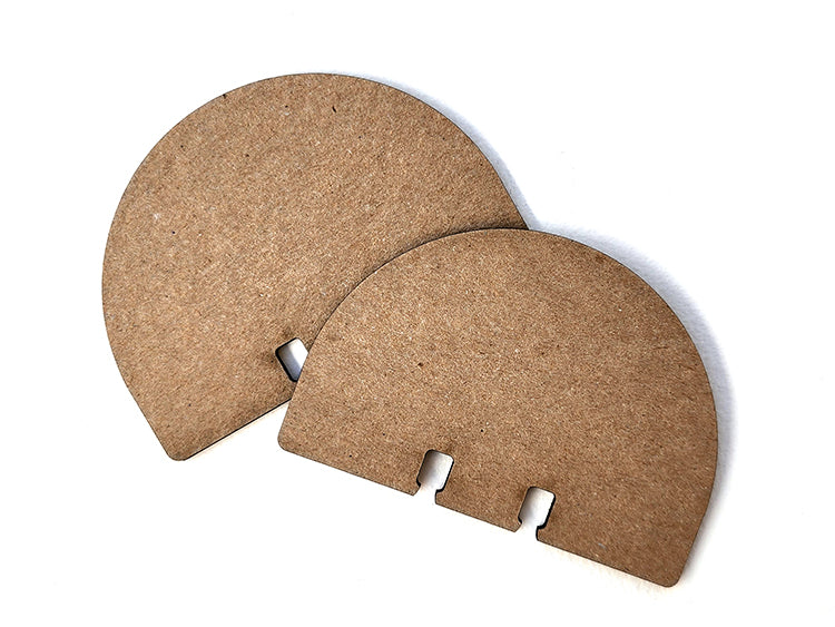 roloDEX cards : half circle tall