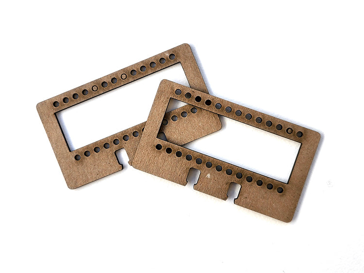 roloDEX cards : weaving frame