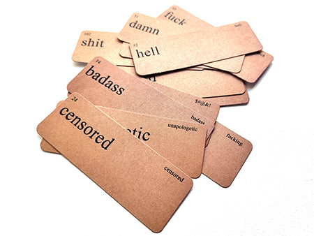UmWOW Diecuts : Word Cards – Censored