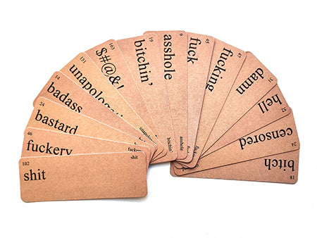 UmWOW Diecuts : Word Cards – Censored