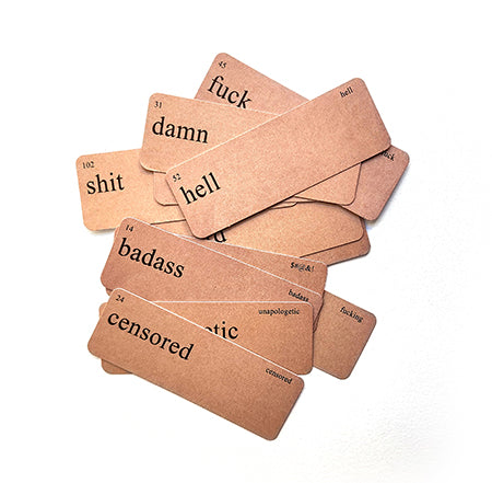 UmWOW Diecuts : Word Cards – Censored