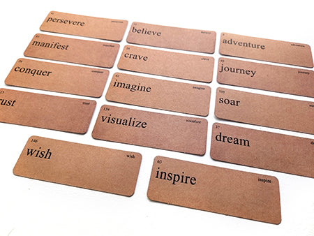 UmWOW Diecuts : Word Cards – Journey