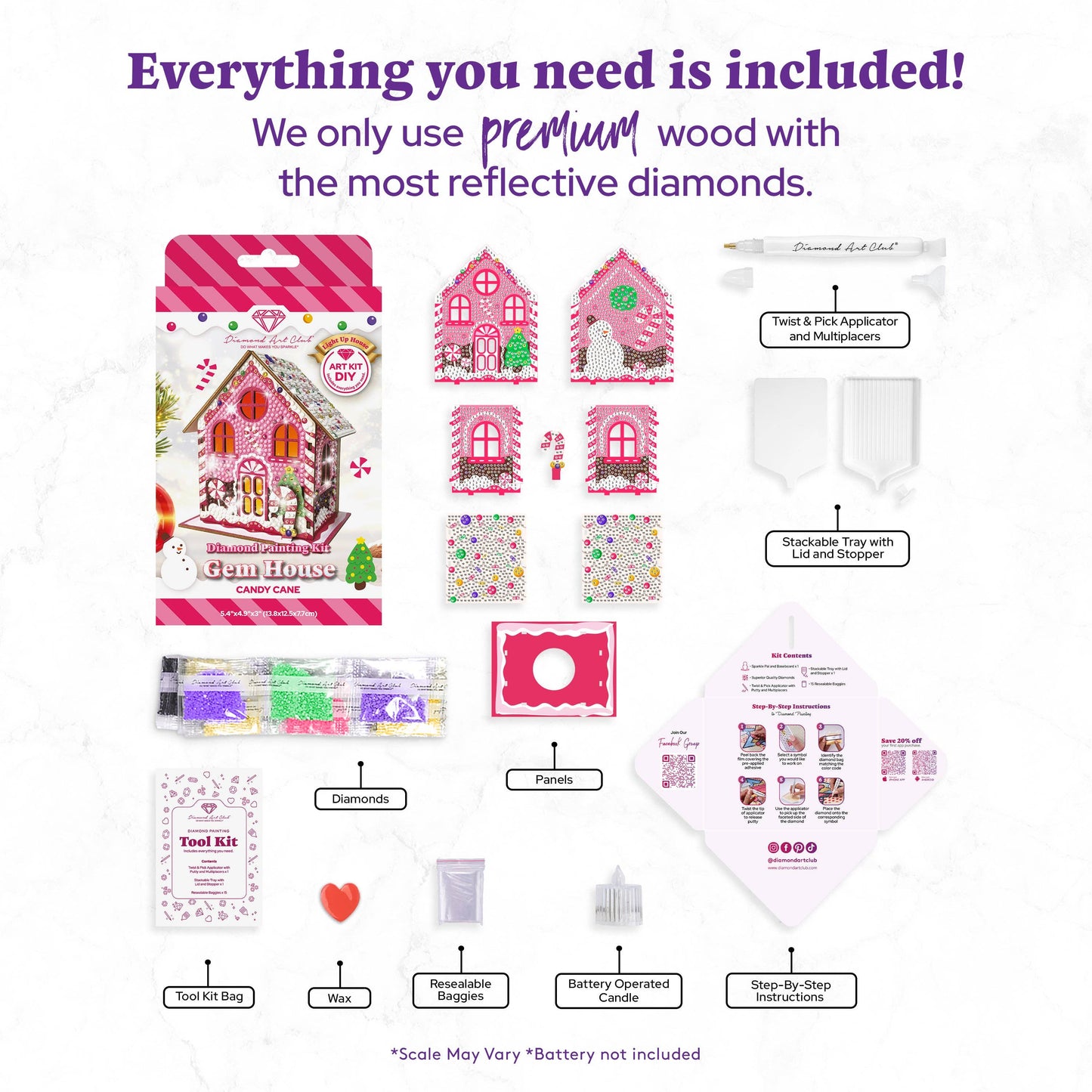 Gem House - Candy Cane