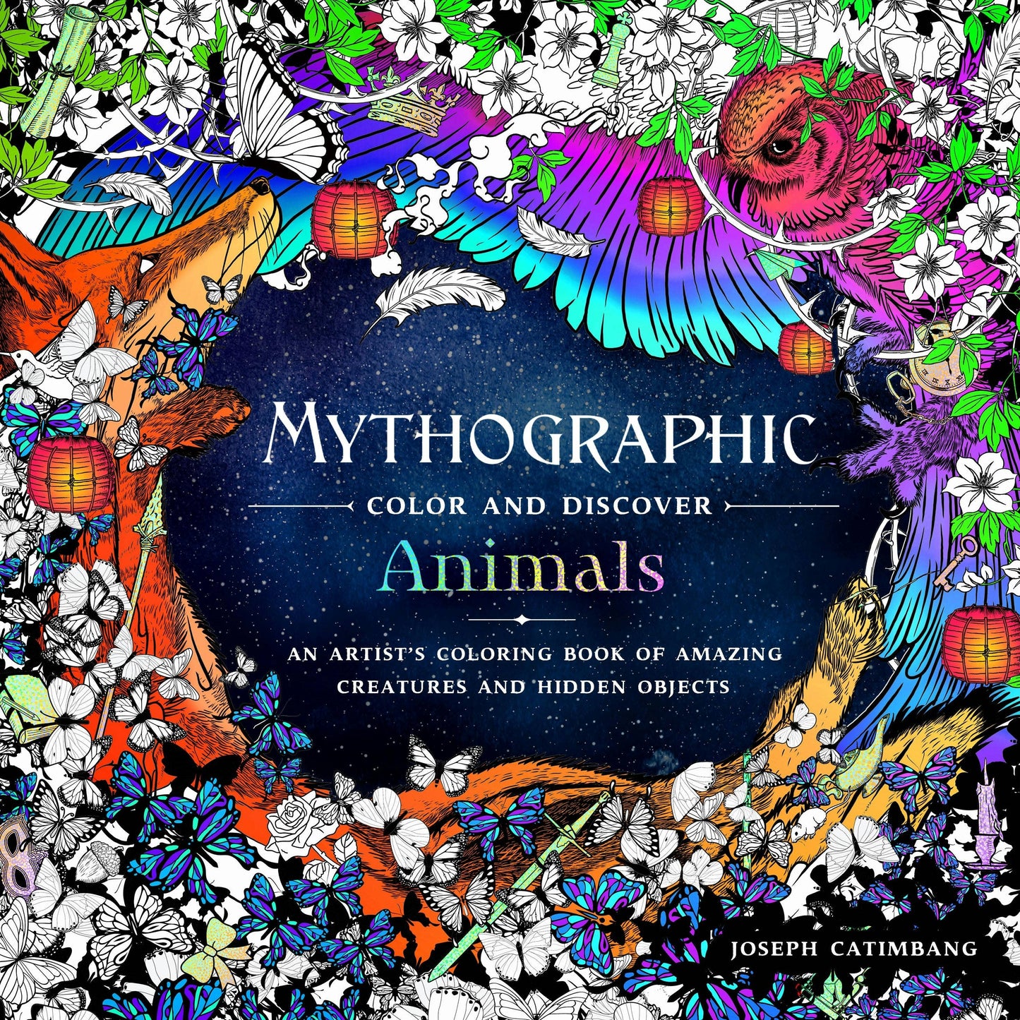 Mythographic Animals: Artist's Coloring Book Of Creatures