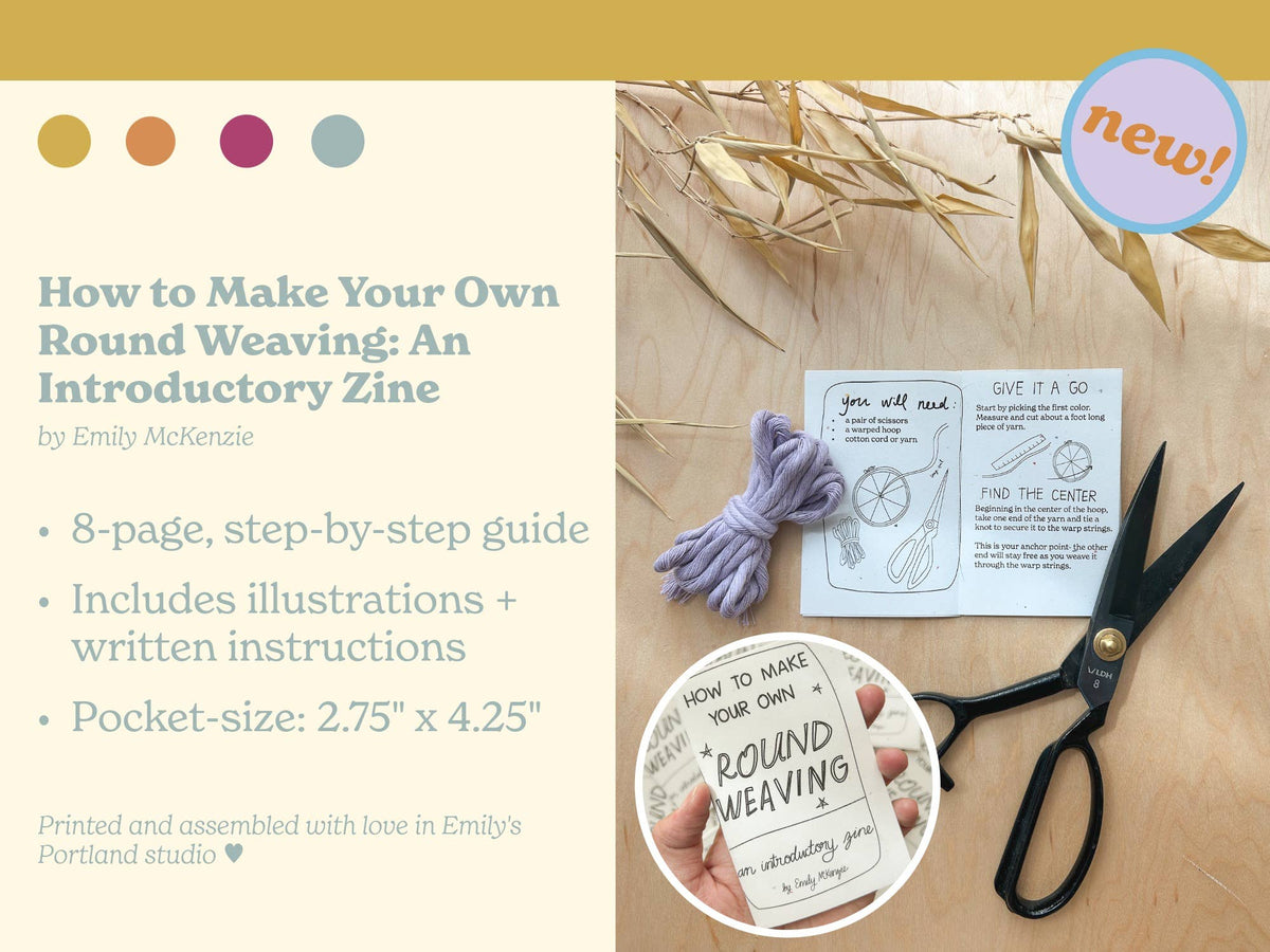 DIY Round Weaving Kit - Autumn | Beginner Friendly