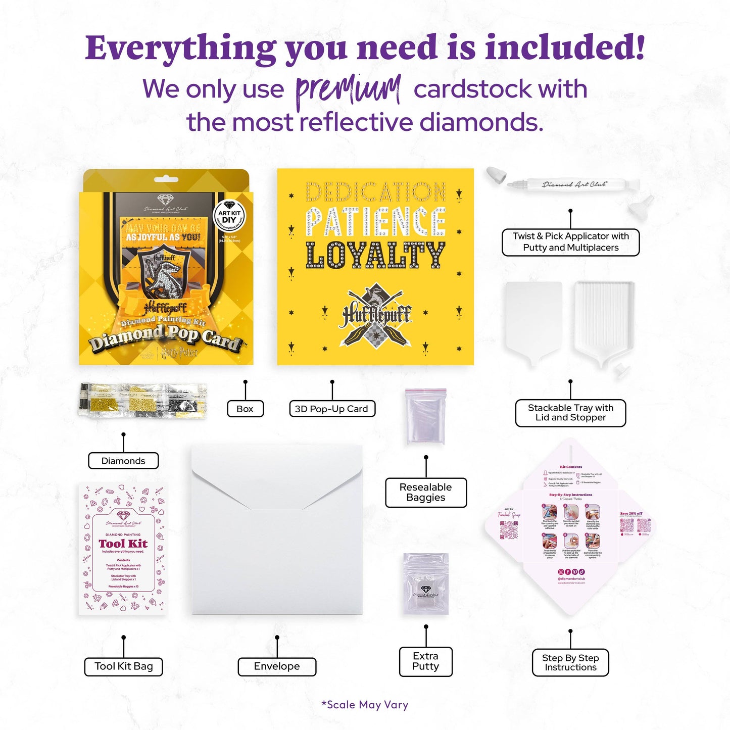 Diamond Pop Card™ - Hufflepuff™