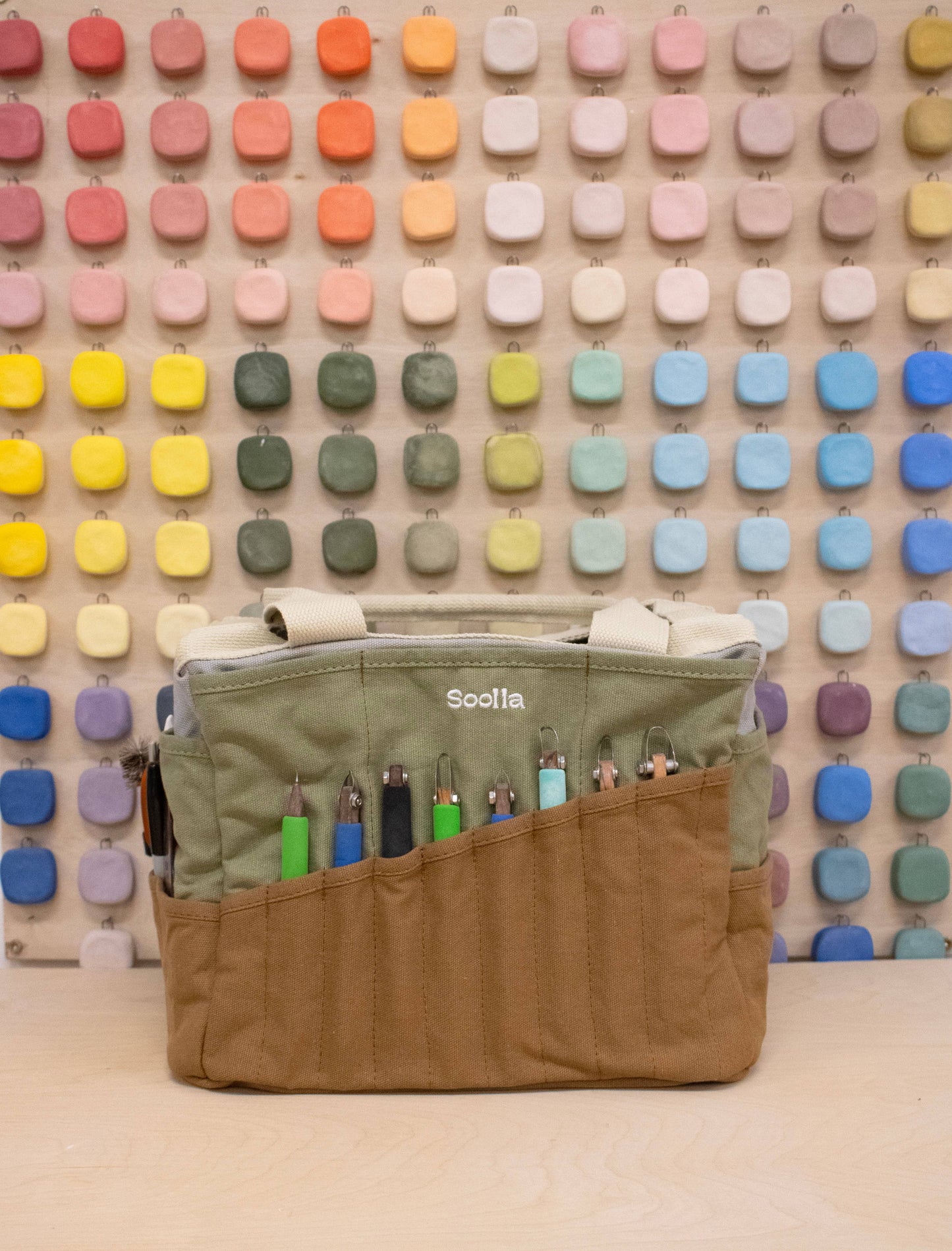 Soolla Studio Artist Bag, Good Earth, Craft Stationery Bag