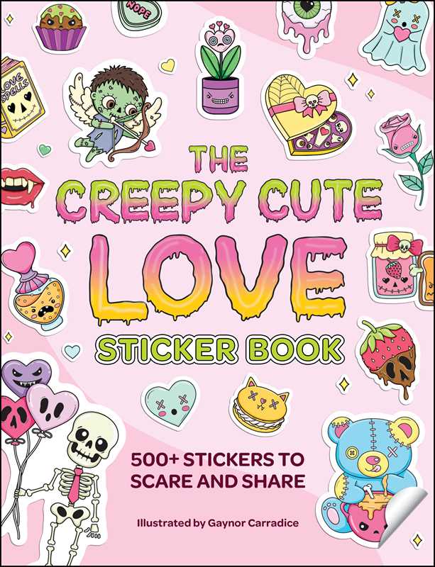 Creepy Cute Love Sticker Book by