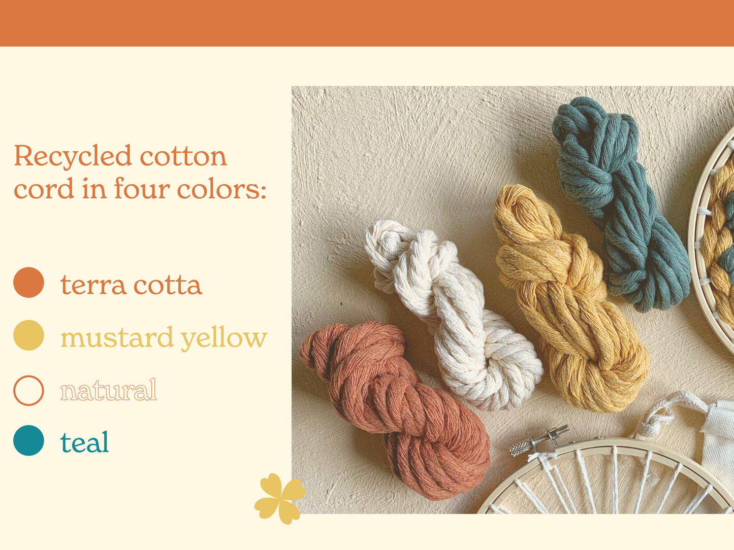 Natural Tones - DIY Round Weaving Kit | Beginner Friendly