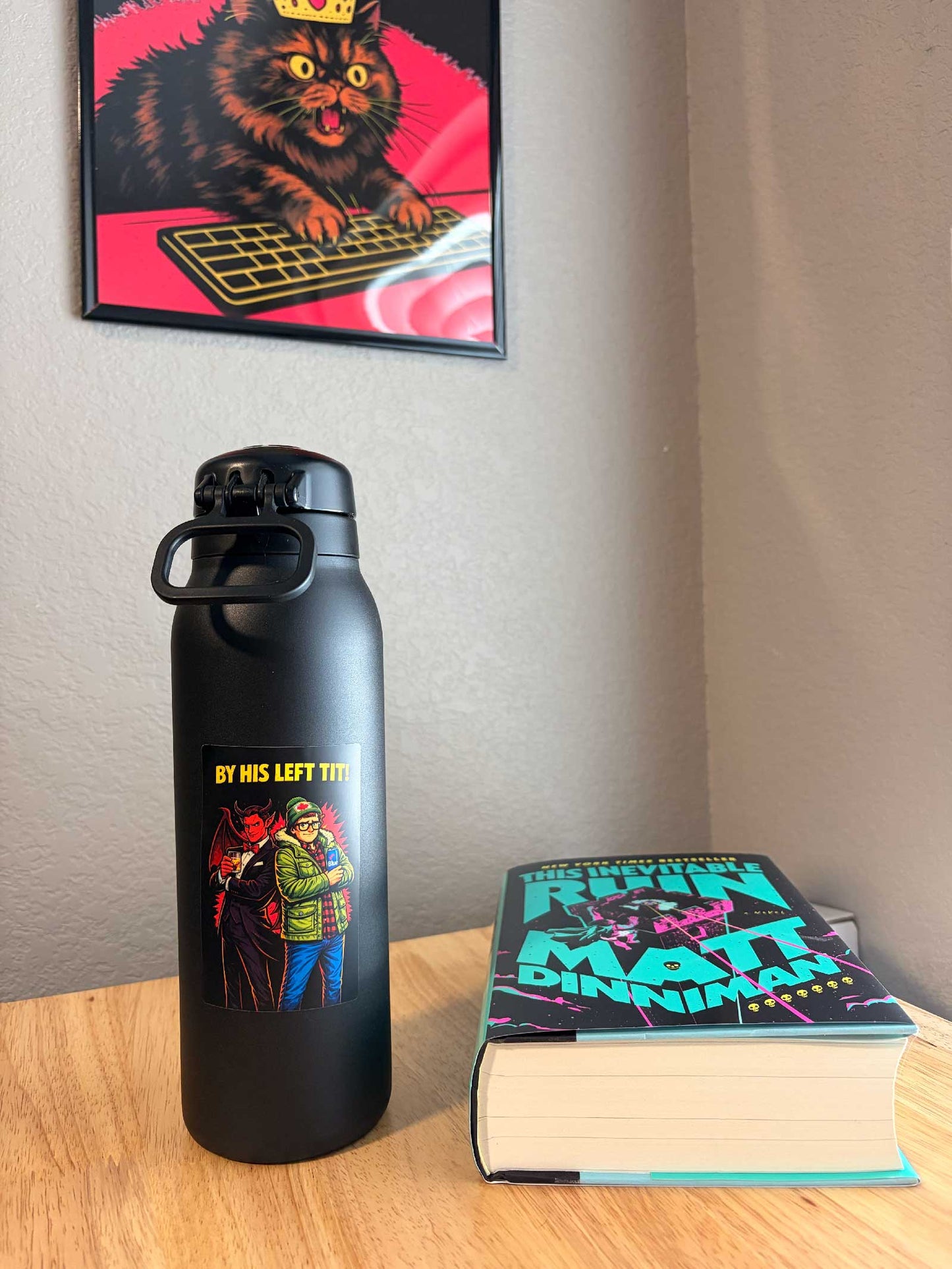 Mordecai – By His Left Tit Vinyl Sticker
