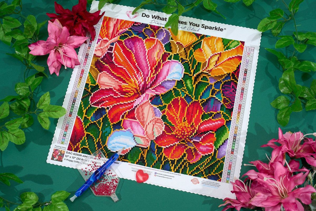 Stained Glass Flower