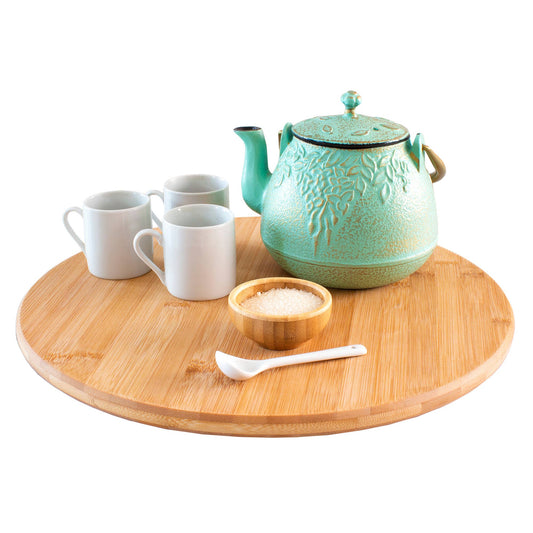 TB Home 14" Bamboo Lazy Susan Turntable