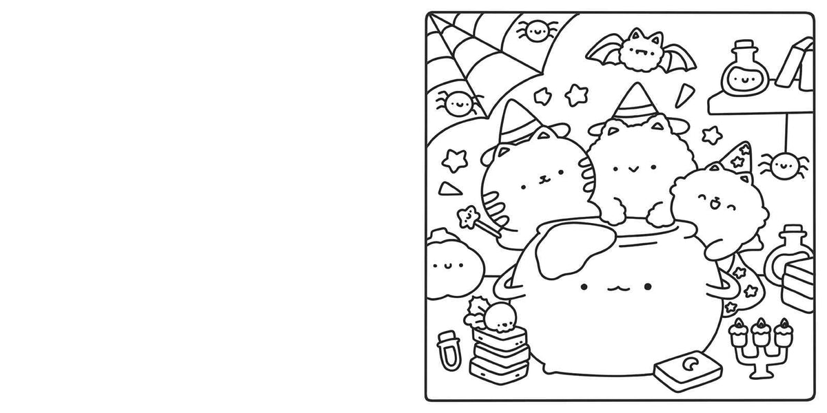Cute & Cozy Coloring: Spooky by Becky Cas