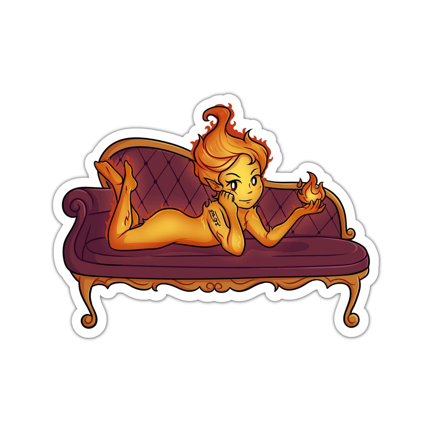 Lehabah on Divan Sticker | Crescent City