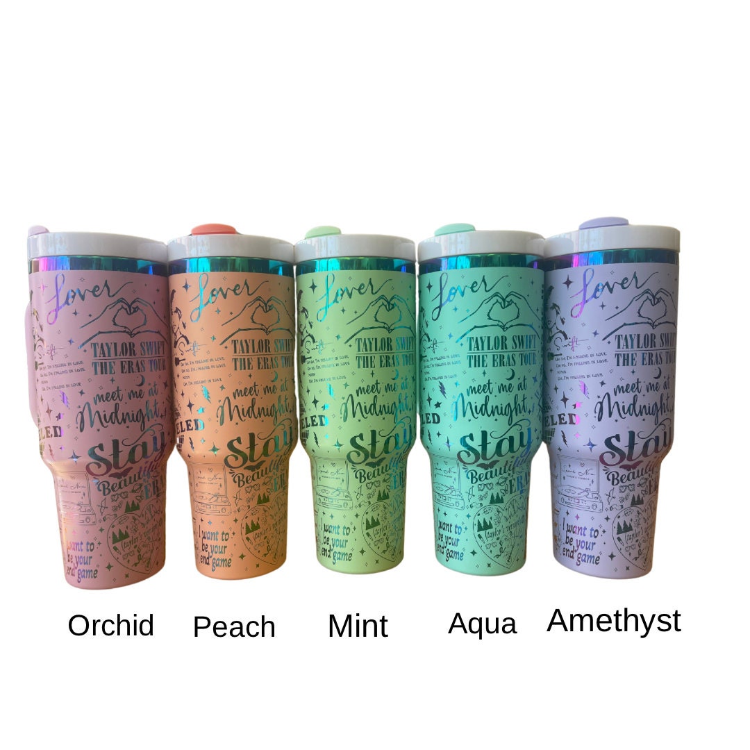 Fourth Wing Fantasy engraved rainbow 40oz tumbler V2