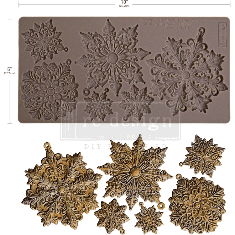 Decor Moulds - Frosted Snowflake Wonders