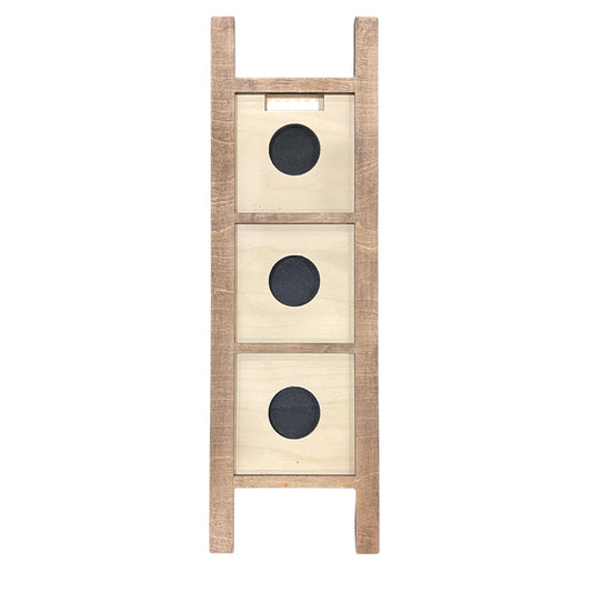 Triple square Leaning Ladder