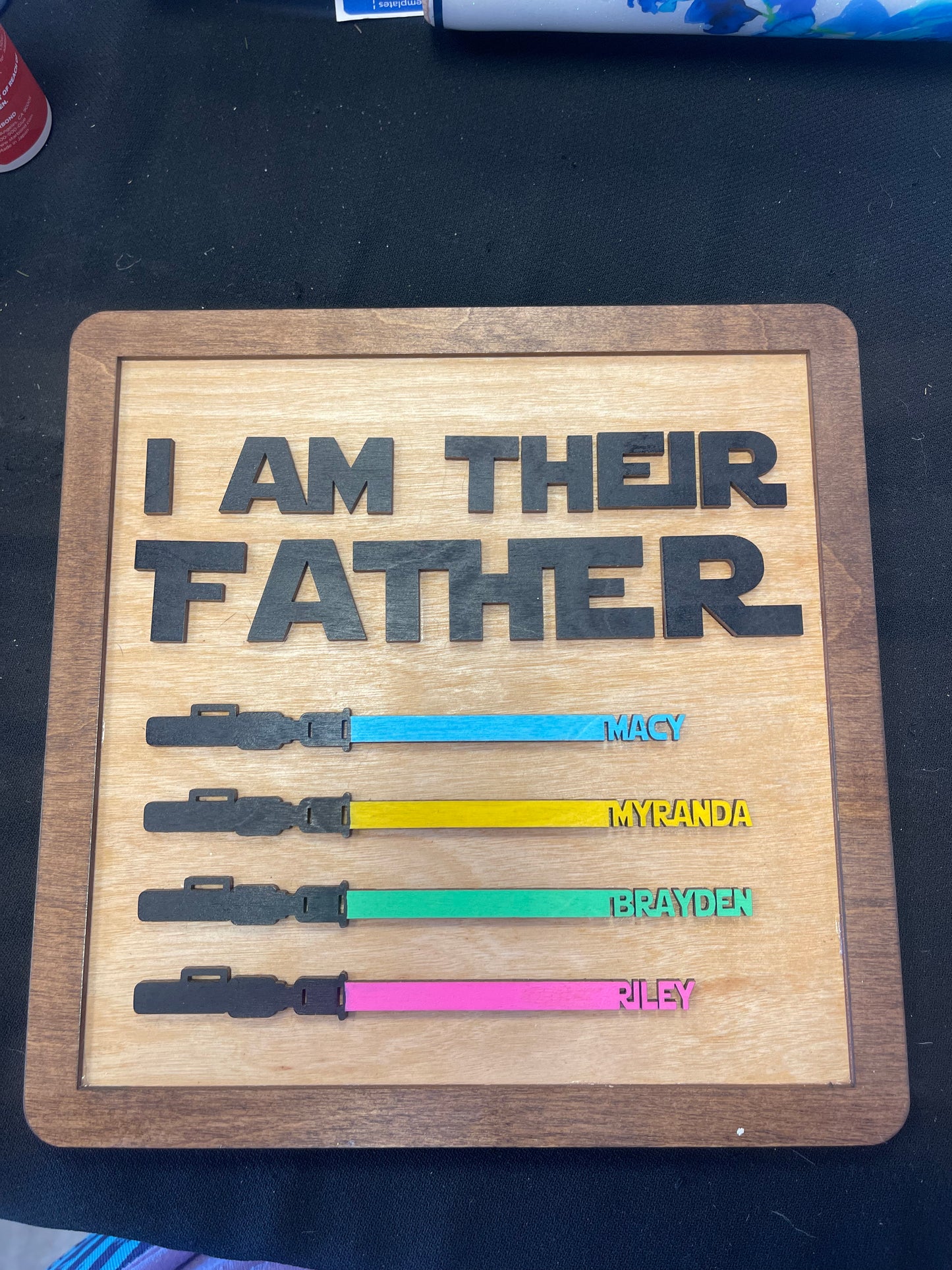 Father's Day Star Wars sign - Custom