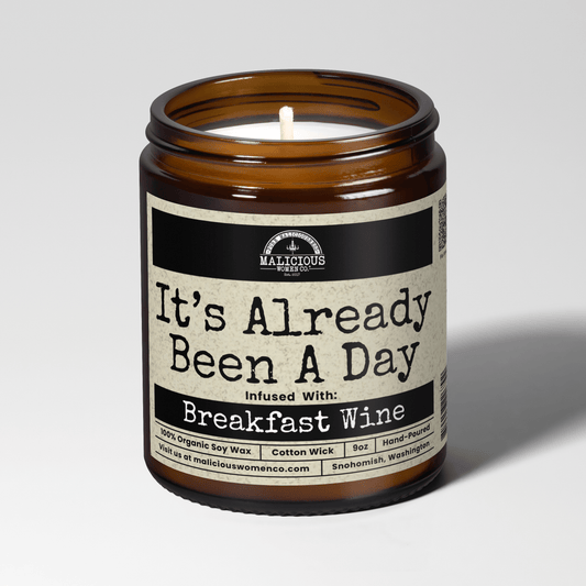 It's Already Been A Day 9oz Funny Candle Malicious Women Co