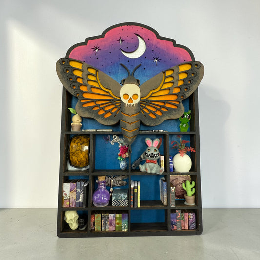 Miniature Bookshelf - Death Moth