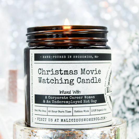 Christmas Movie Watching Candle