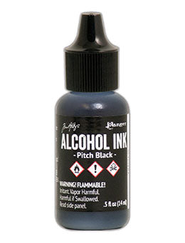 Pitch Black  1/2oz Alc Ink