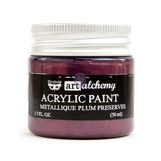 Art Alchemy-Acrylic Paint-Metallique Plum Preserves 1.7 fl.oz (50ml)