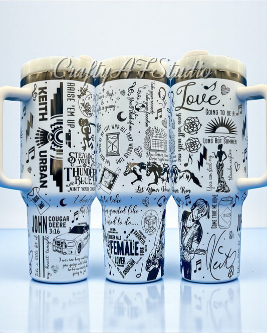 Keith Urban - County Musician - Digital File for Laser Engraved Tumblers