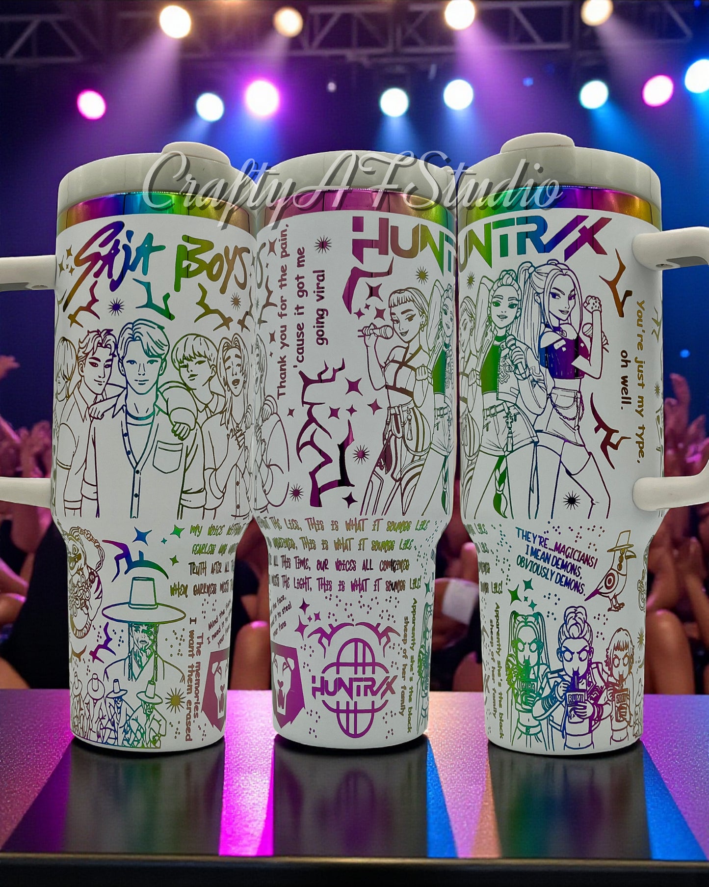 KPop Demon Hunters Digital File for laser engraving | Huntrix | Saja Boys | k pop | SVG