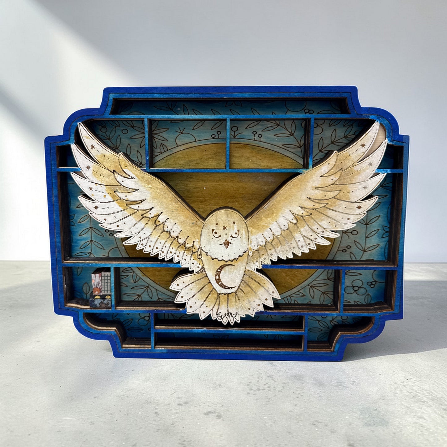 Celestial Owl Mini Bookshelf
