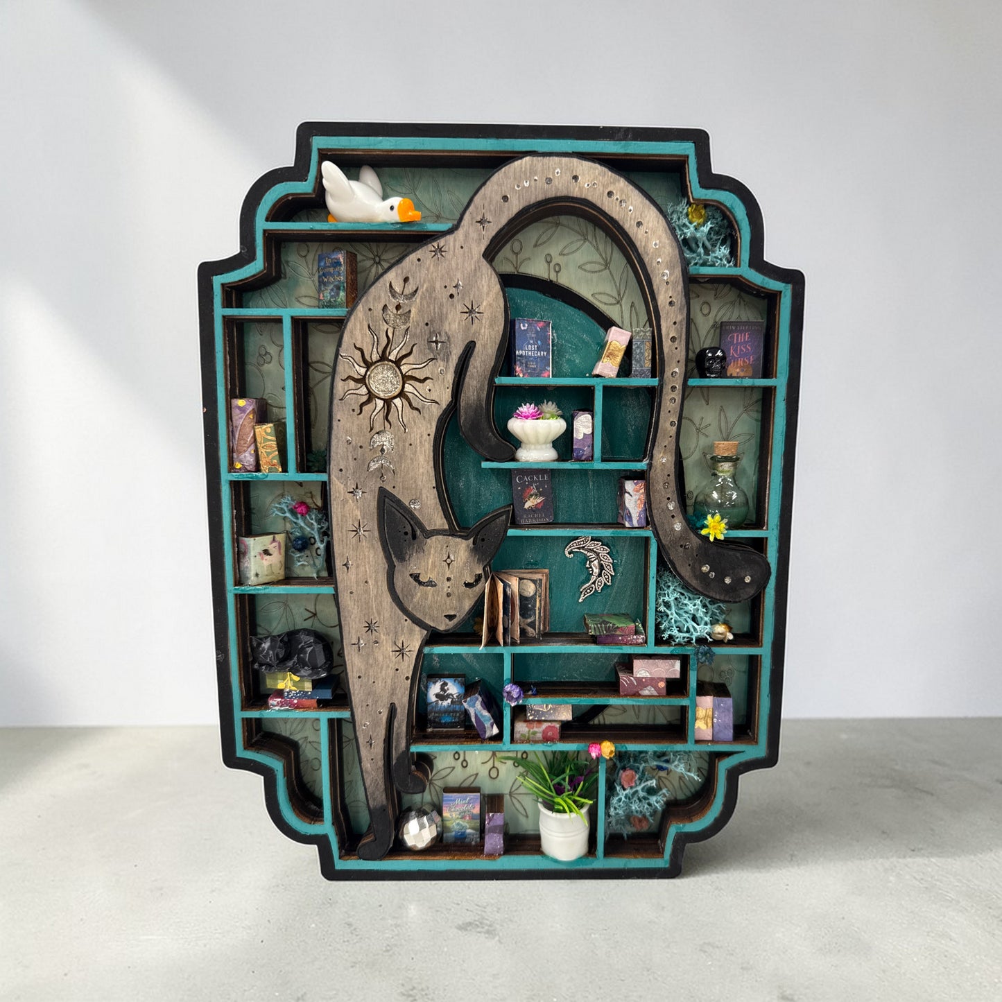 Celestial Cat Mini Bookshelf