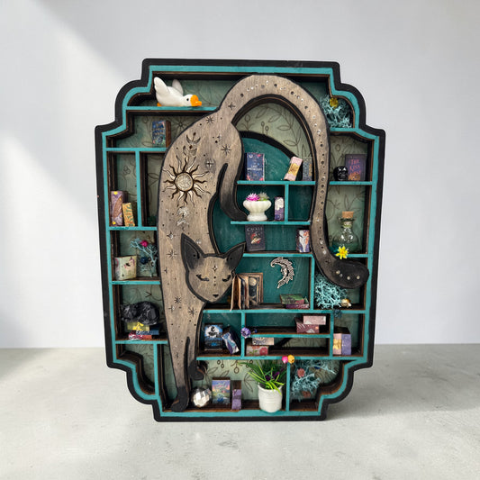 Celestial Cat Mini Bookshelf