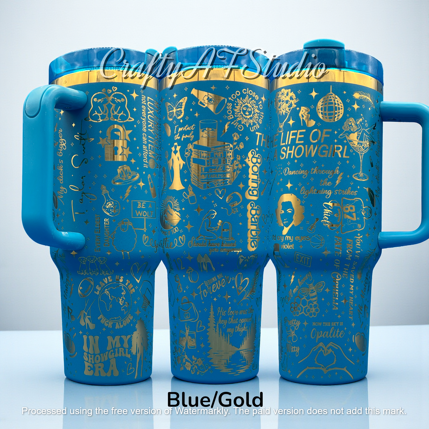 40oz Taylor Swiftie - "Life of a Showgirl" themed laser engraved Tumbler