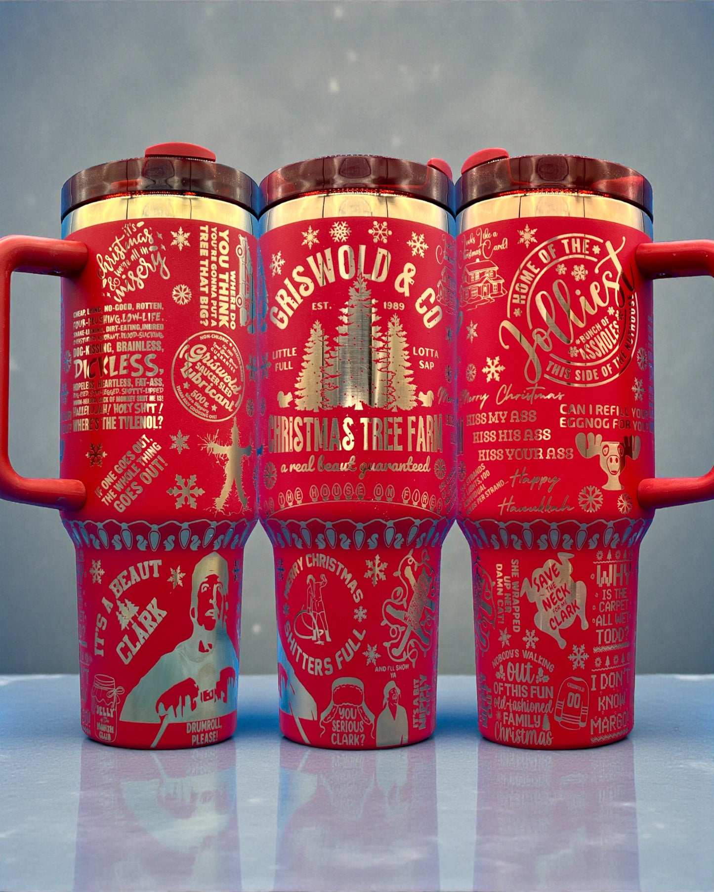 Christmas Vacation - Digtal File for Laser Engraving Tumblers