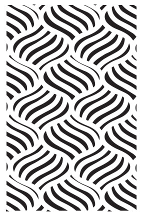 Wave Tile Stencil