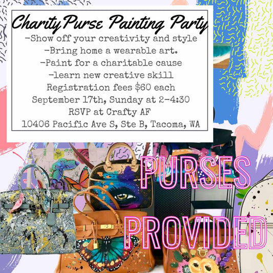 Charity Purse Painting Party