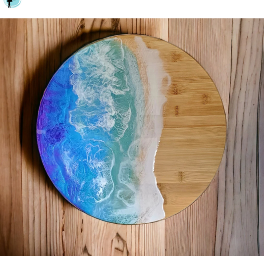Resin Wave pour Charcuterie Board