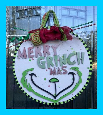 The Grinch Door Hanger Class
