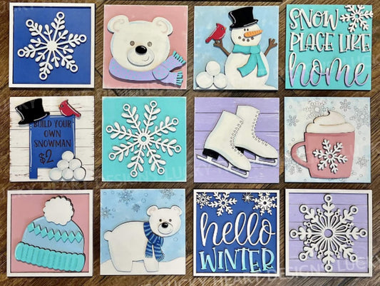 Valentine's  Squares Paint Party