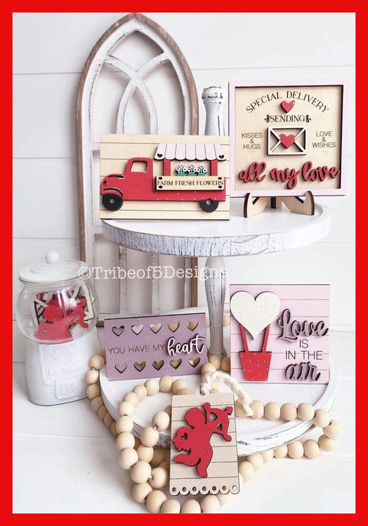 Valentine's Tier Tray Paint Workshop