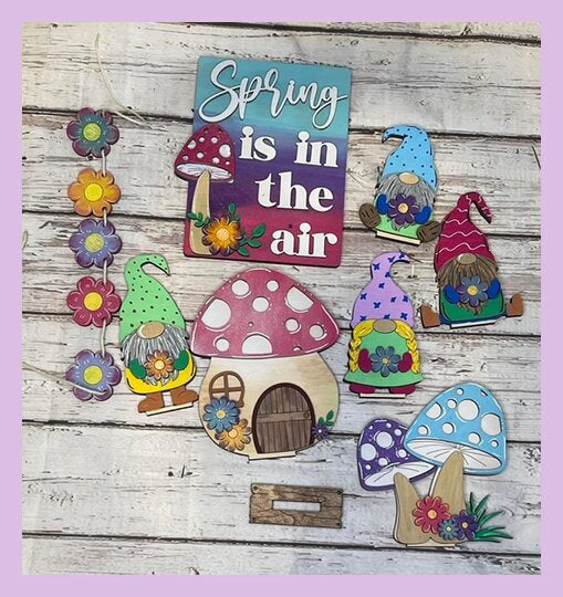 Spring Tier Tray Paint Workshop