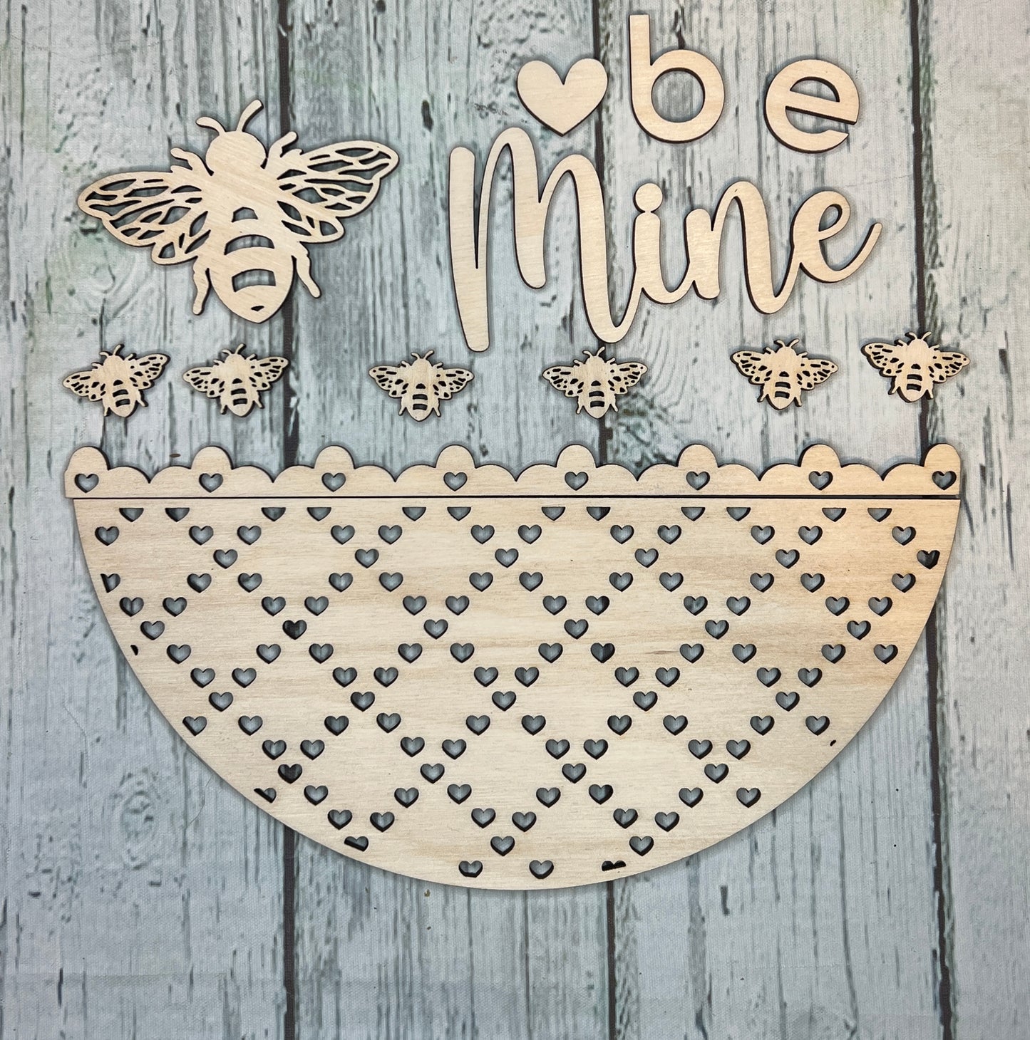 Be Mine - DIY Blank Wood Sign