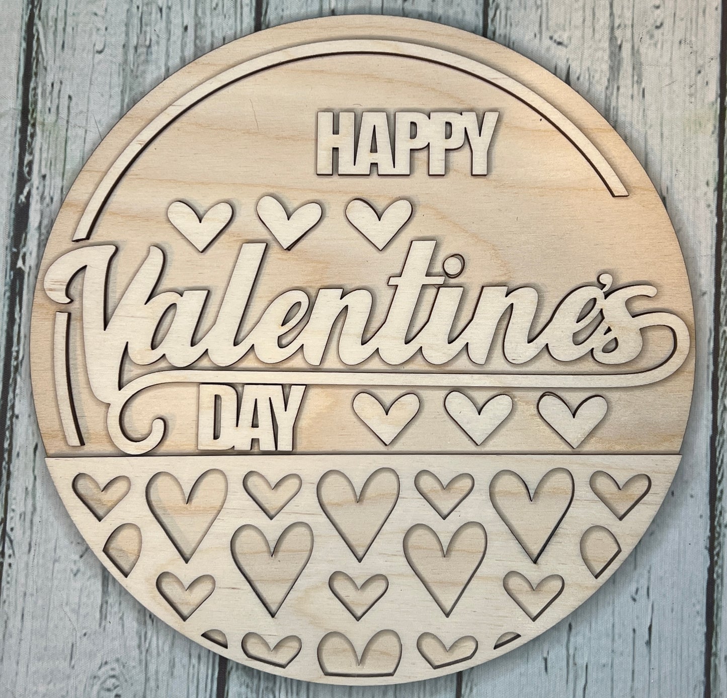 Happy Valentines Day - DIY wood Blank Sign