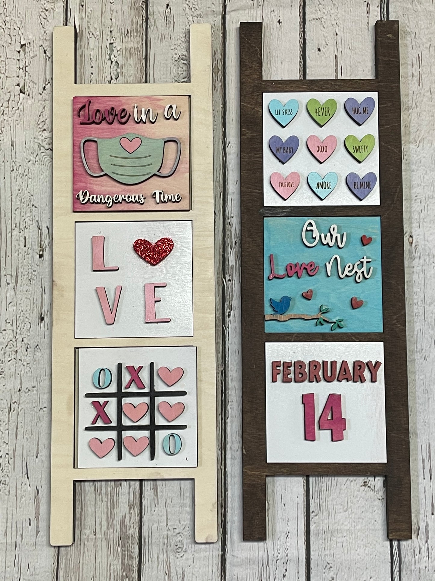 Valentine's Day ladder set - Pastel Collection