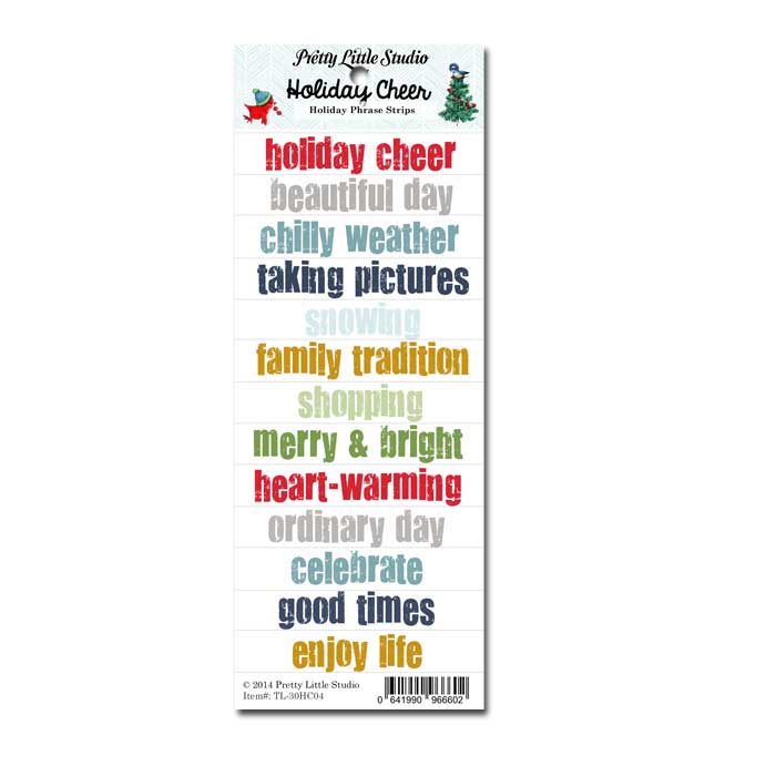 Holiday Cheer Phrase Strips