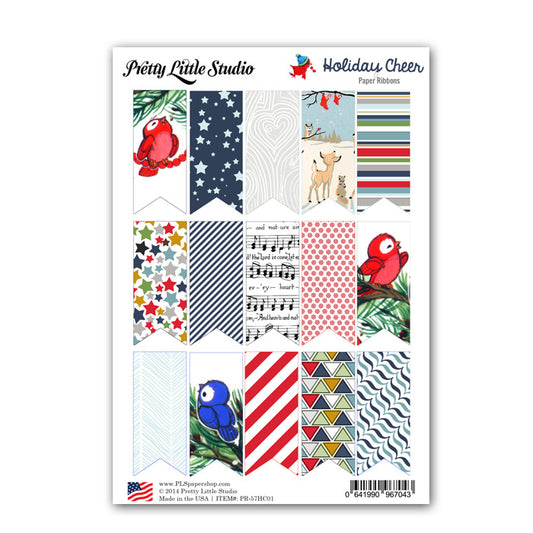 Holiday Cheer Paper Ribbons