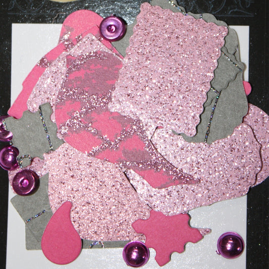 Rosy Die-Cut shapes